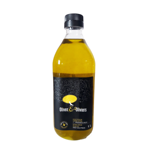 HUI10-HUILE D'OLIVE VIERGE EXTRA - 1 L -OLIVE & OLIVIERS Tunisie-DCA DISTRIBUTION