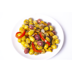 OLIFLO02-OLIVE VERTE CASSEE A LA FLORENTINE AUX HERBES CAL 19/21- 10-DCA DISTRIBUTION