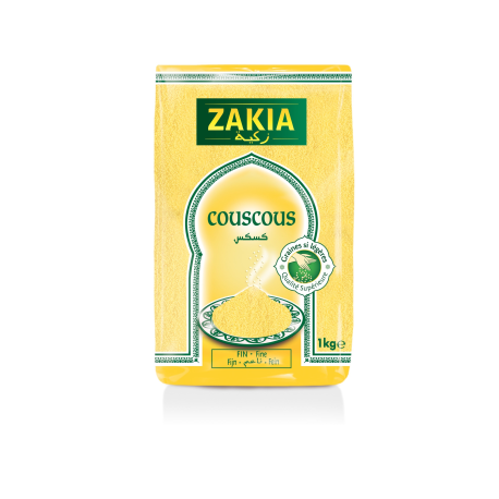 COU15-COUSCOUS FIN - Unité 1KG - ZAKIA-DCA DISTRIBUTION