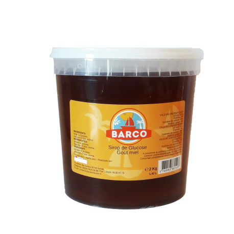 Sirop de glucose gout miel - 2 kg - Barco