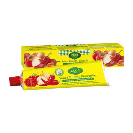 Sauce tomate epicee- tube 180-zakia