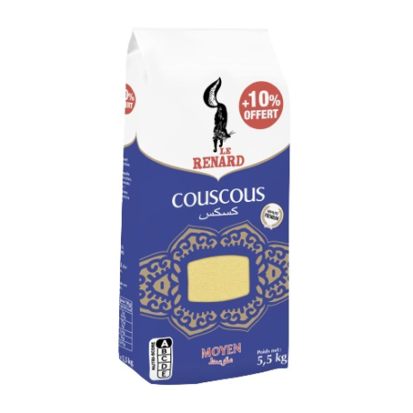 Couscous moyen - 5kg +10% - le Renard
