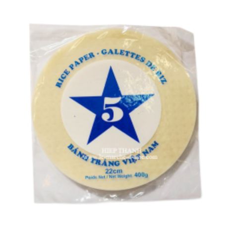 Galette de riz 22 cm 400 gr 5 étoiles