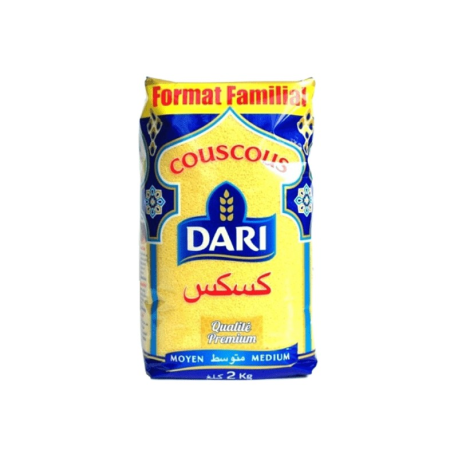 Couscous moyen - 2 kg - dari