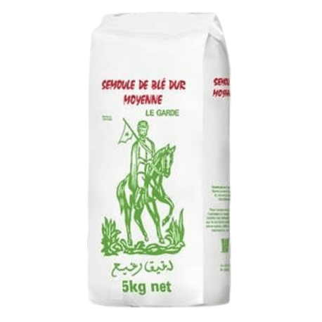 Semoule moyenne - 5kg -le garde