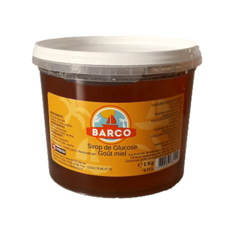 Sirop de glucose goût miel-Unité 1kg- Barco-DCA Distribution