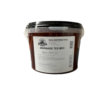 MARINADE TEX MEX - Seau de 4 kg - BARCO - Marinades