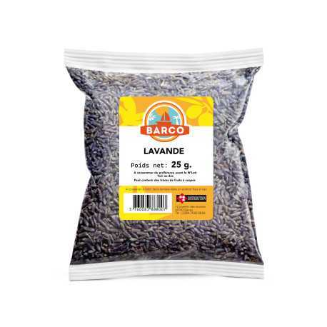 LAV02-LAVANDE- 25g-BARCO-DCA DISTRIBUTION