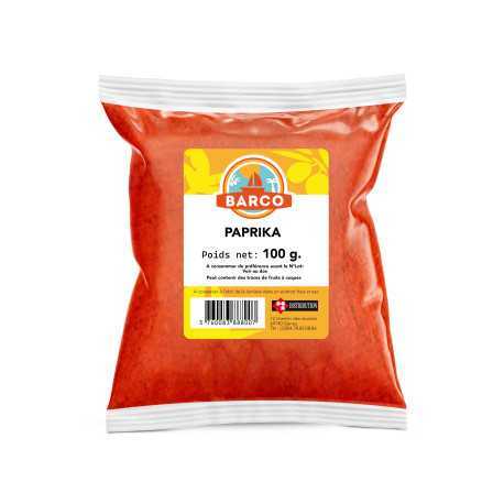PAP10-PAPRIKA - 100g-BARCO-DCA DISTRIBUTION