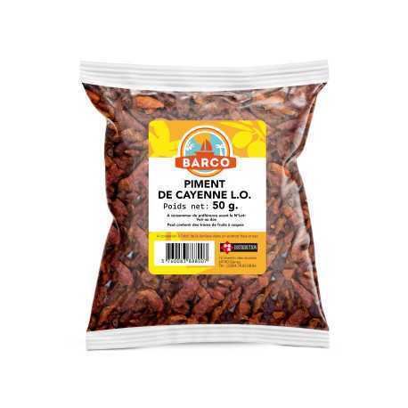 Piment de cayenne entier- 50 g -Barco