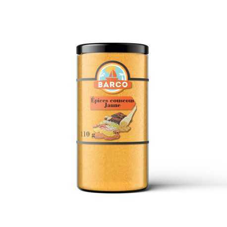 Epice couscous jaune - pot 70 g- Barco