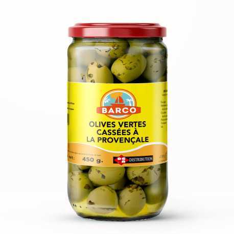 OLI7210-OLIVE VERTE CASSEE A LA PROVENCALE- 72cl-BARCO-DCA DISTRIBUTION