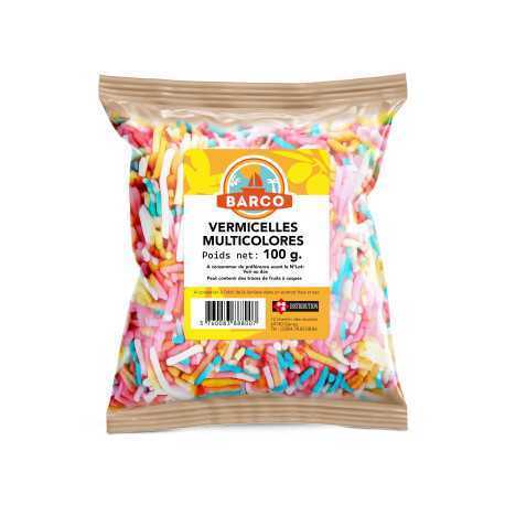 Vermicelles multicolores -100 g- Barco