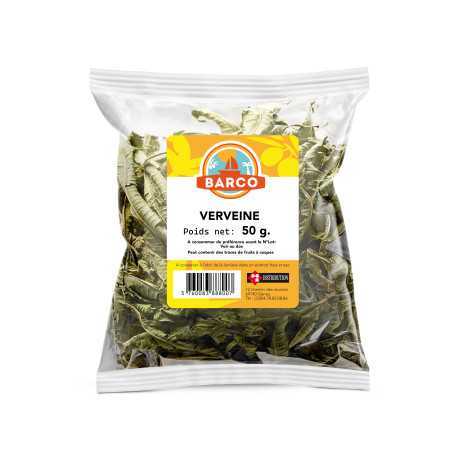 Verveine odorante feuille à feuille 50g sachet - DCA Distribution grossiste alimentaire halal pour professionnels