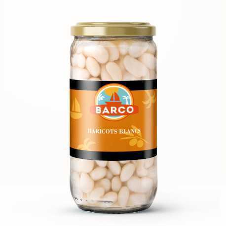 Haricot blanc bocal 580ml-Barco