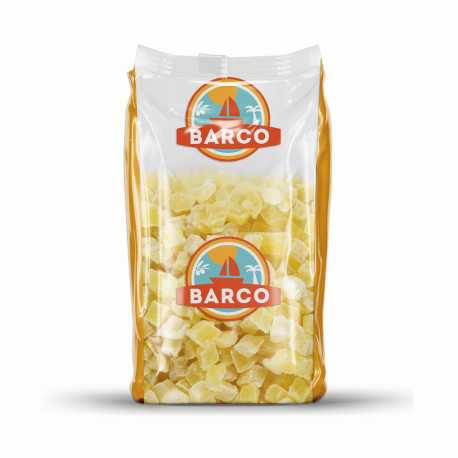 Gingembre deshydrate cristalise en cubes -250g-Barco