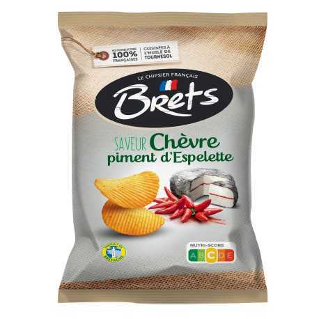 CHIPS SAVEUR CHEVRE PIMENT D'ESPELETTE-125g-Brets 