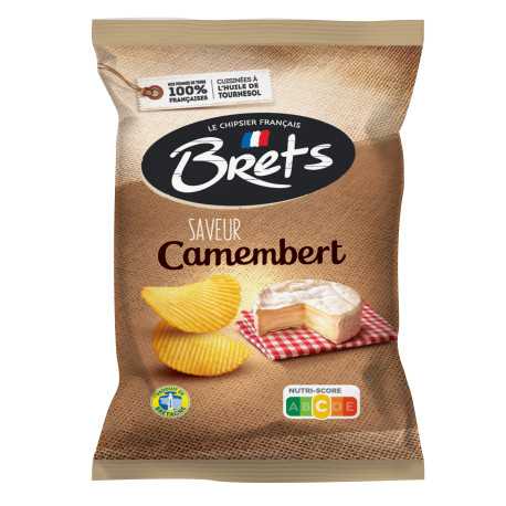 Chips saveur camembert-125g-brets