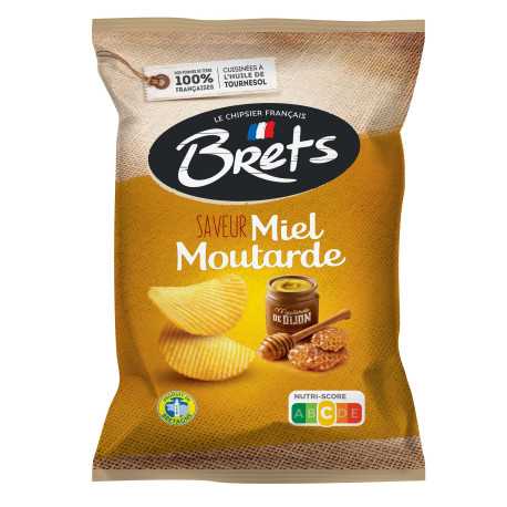 CHIPS SAVEUR MIEL MOUTARDE-125g-Brets 