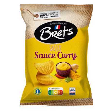 CHIPS SAVEUR SAUCE CURRY-125g-Brets 