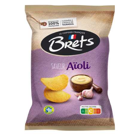 Chips saveur aioli-125g-brets