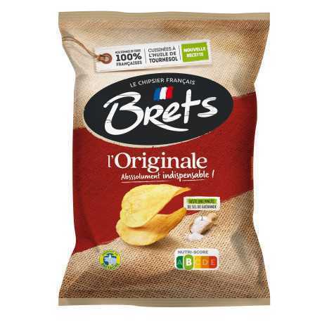 Chips saveur nature orginale-125g-brets