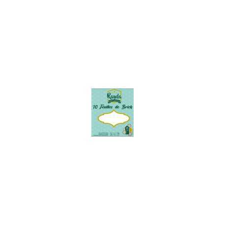 Feuille de brick - x10-la tunisienne rayda 170g-