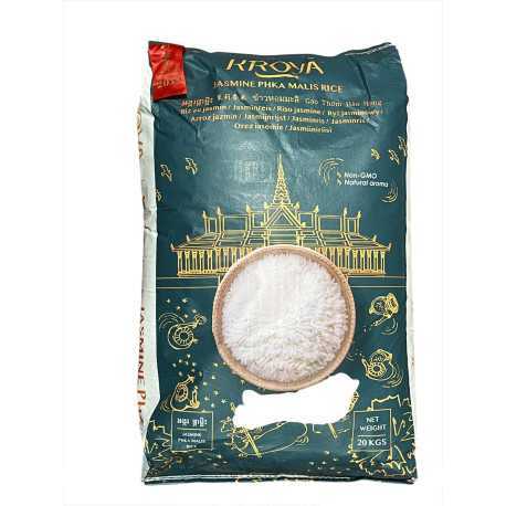 Riz long parfume premium jasmine cambodge 20kg kroya