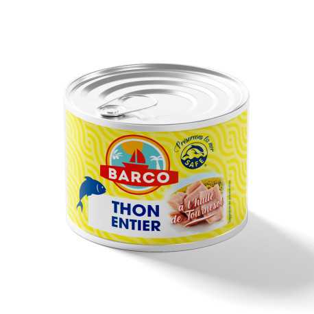 Thon listao morceaux huile 1/2 - 400 g / 280 g  of- Barco