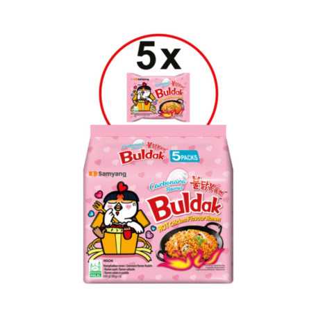 Ramen inst.poulet piquant carbo samyang 5x130g par 8 (rose)