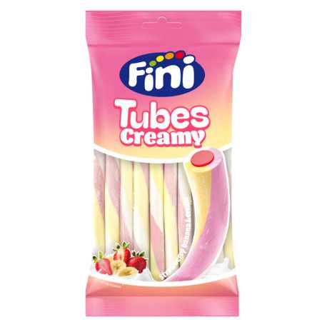 Tubes creamy fraise banane halal 12x80 grs
