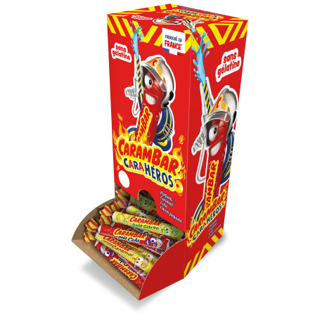 CARAMBAR CARAHEROS FRUITS BTE 180PC 6ca