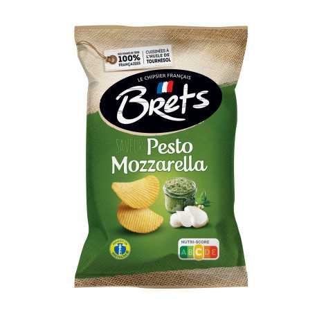 Chips saveur pesto mozza-40g-brets