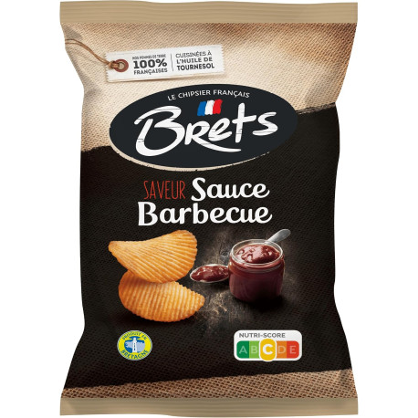 Chips saveur barbecue sauce-125g-brets